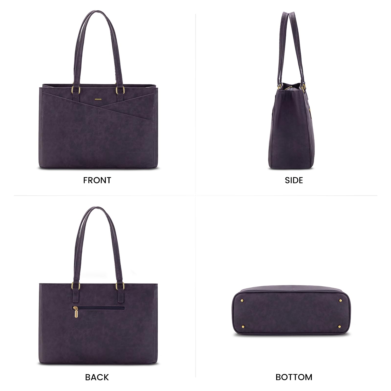 Foto 8 pulgar | Bolsa Para Portátil Lovevook Para Mujer De 15.6 Pulgadas, Piel Impermeable - Venta Internacional.