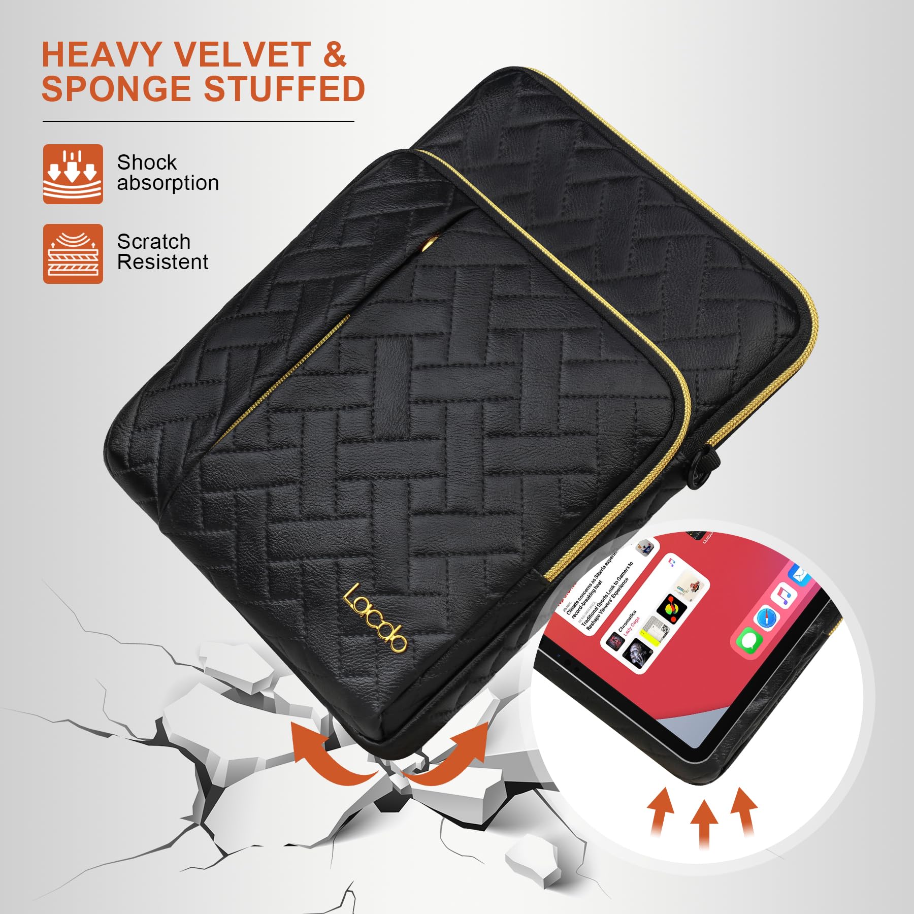 Foto 6 | Funda Para Tablet Lacdo Para Ipad De 11 Pulgadas Y Samsung Galaxy Tab - Venta Internacional.