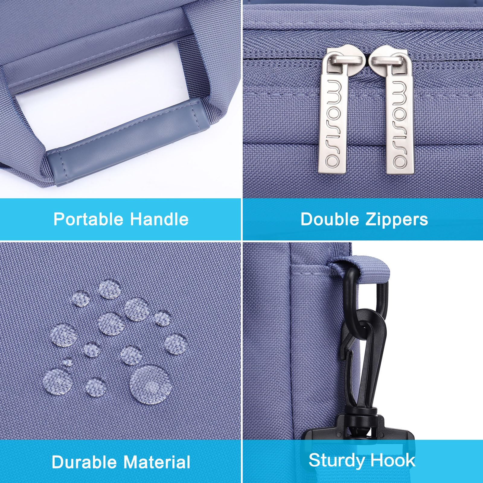 Foto 5 | Bandolera Mosiso Para Portátil De 15.6 Pulgadas Para Macbook Pro 16 - Venta Internacional.