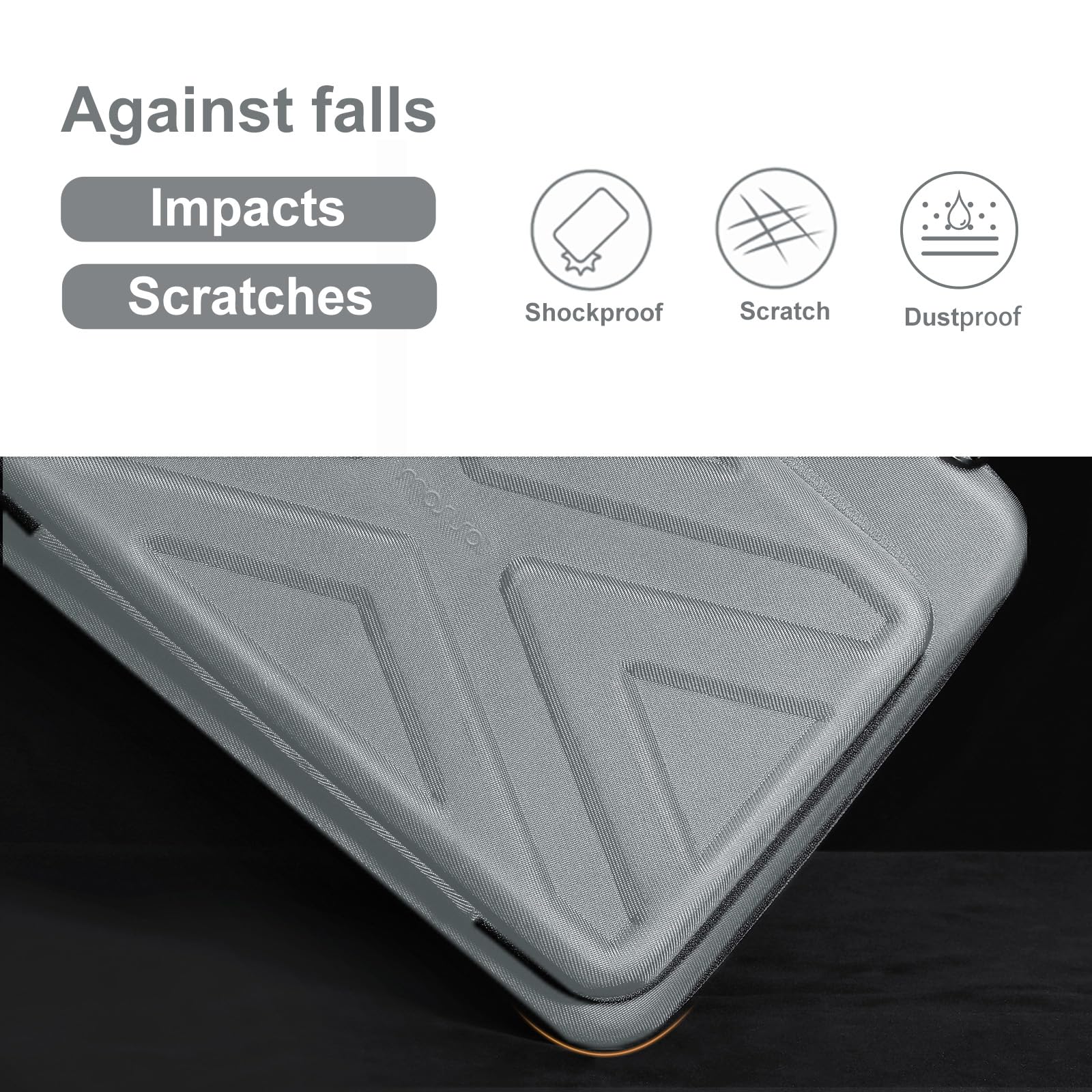 Foto 5 pulgar | Funda Rígida Mosiso Para Portátil Macbook De 15 A 15,6 Pulgadas, Color Gris - Venta Internacional.