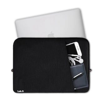 Foto 5 | Funda Para Laptop Maletín Impermeable 15.6 In Para Macbook Lab.g, Negro