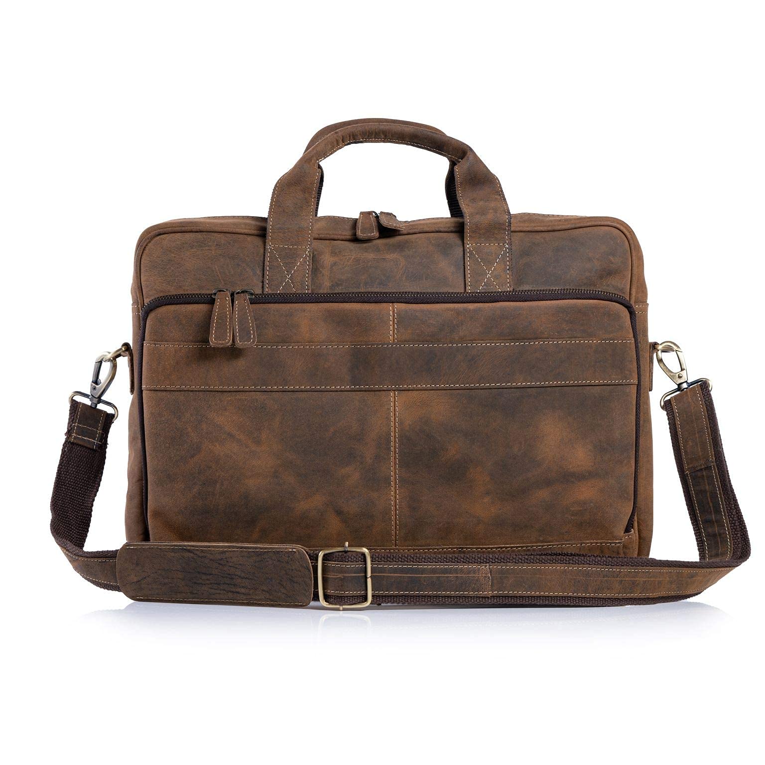 Foto 2 | Maletín De Piel Komalc Laptop Messenger Bag De 16 Pulgadas - Venta Internacional.