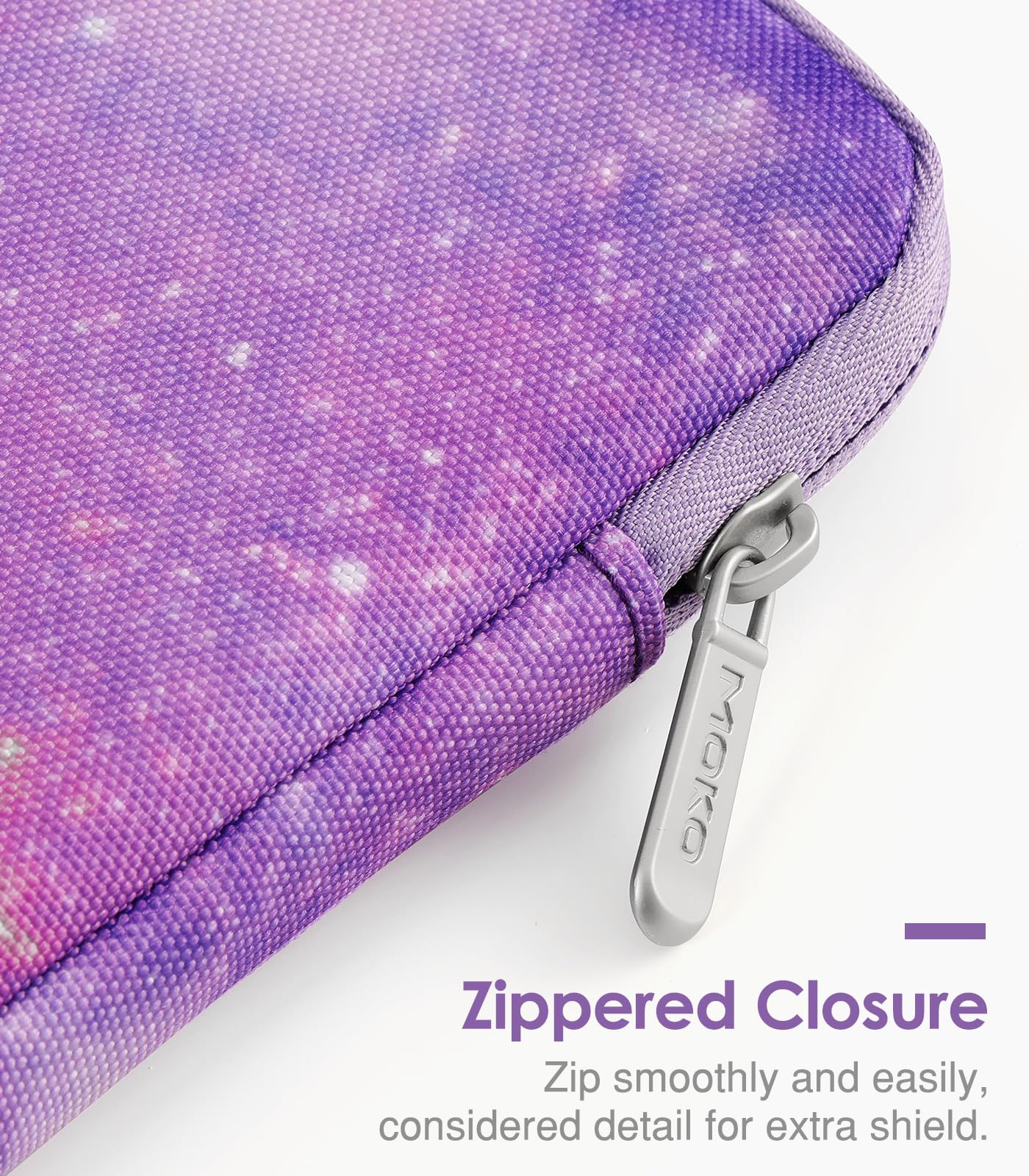 Foto 3 | Funda Acolchada Moko Para Tableta Ereader De 6 A 7 Pulgadas, Color Morado - Venta Internacional.