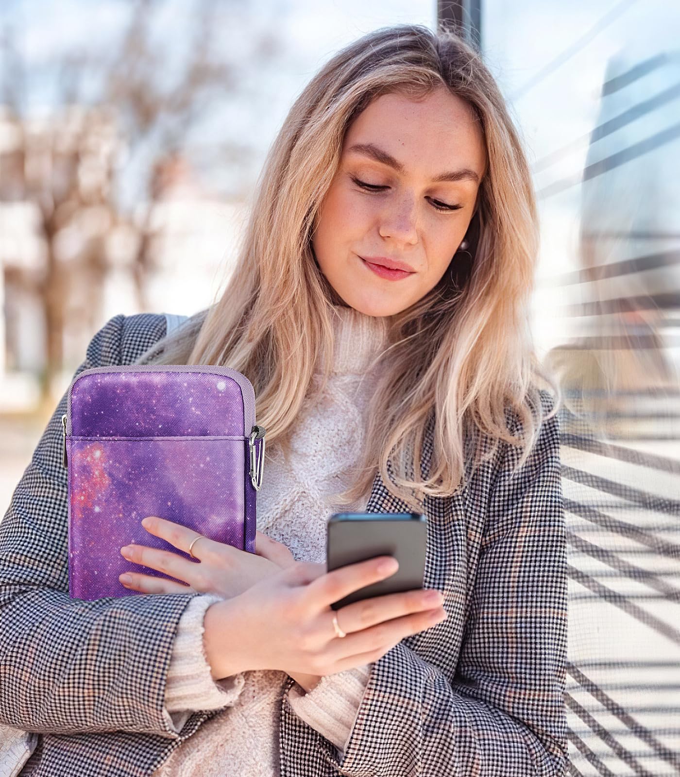 Foto 6 | Funda Acolchada Moko Para Tableta Ereader De 6 A 7 Pulgadas, Color Morado - Venta Internacional.