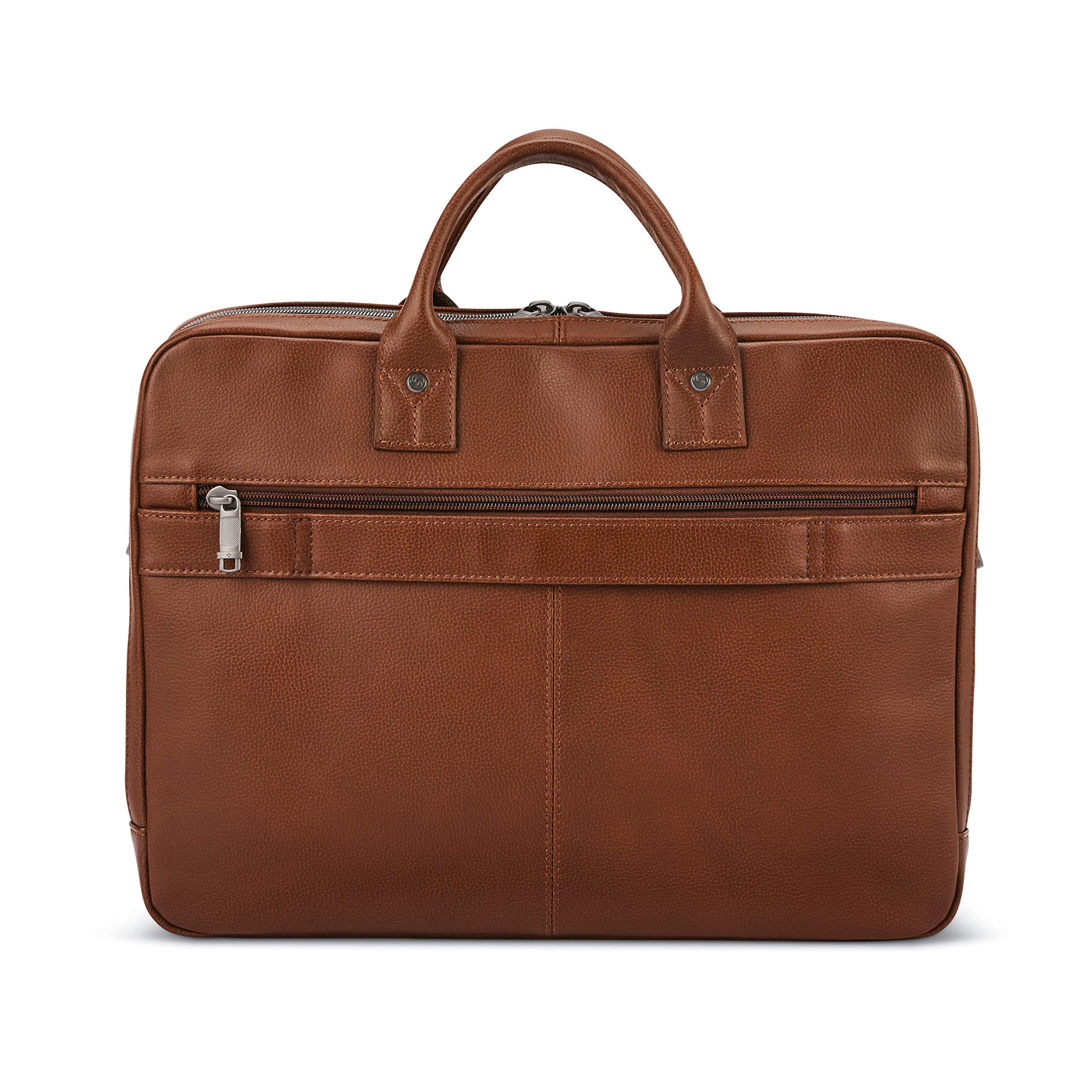 Foto 3 pulgar | Maletín Samsonite Classic Leather Toploader Cognac - Venta Internacional.