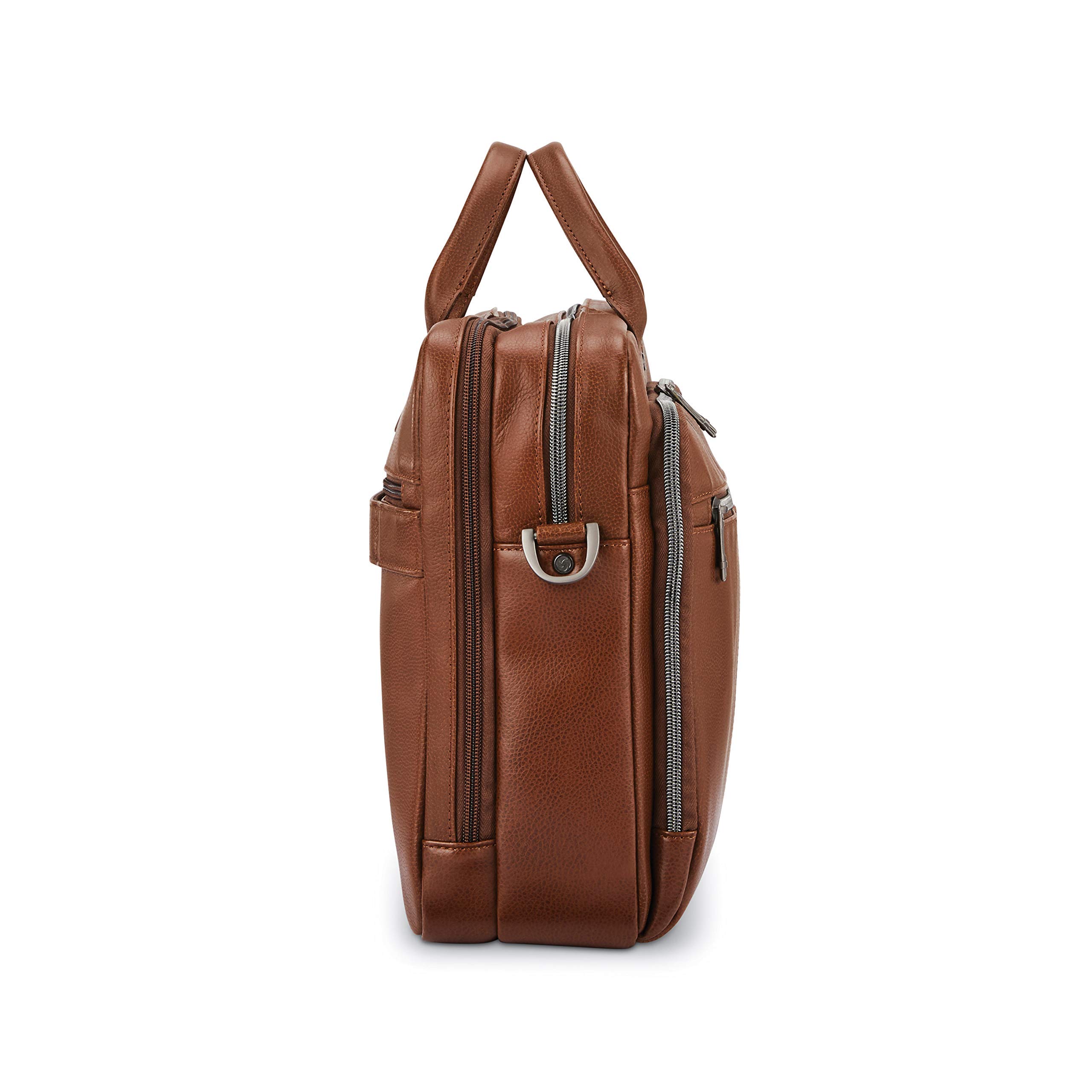 Foto 4 pulgar | Maletín Samsonite Classic Leather Toploader Cognac - Venta Internacional.