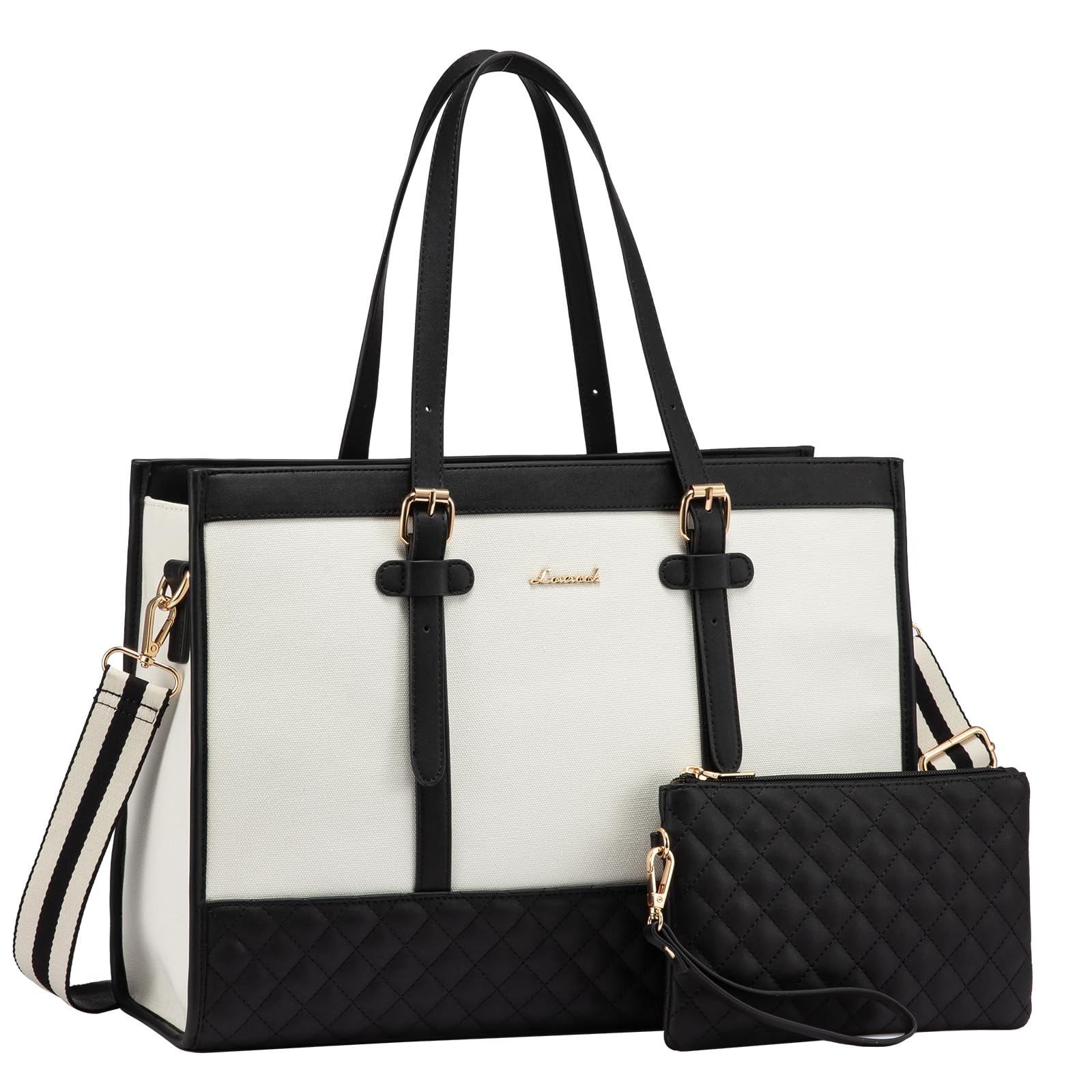 Foto 2 pulgar | Bolsa De Lona Para Portátil Lovevook Para Mujer De 15.6 Pulgadas Con Bolso De Mano - Venta Internacional.