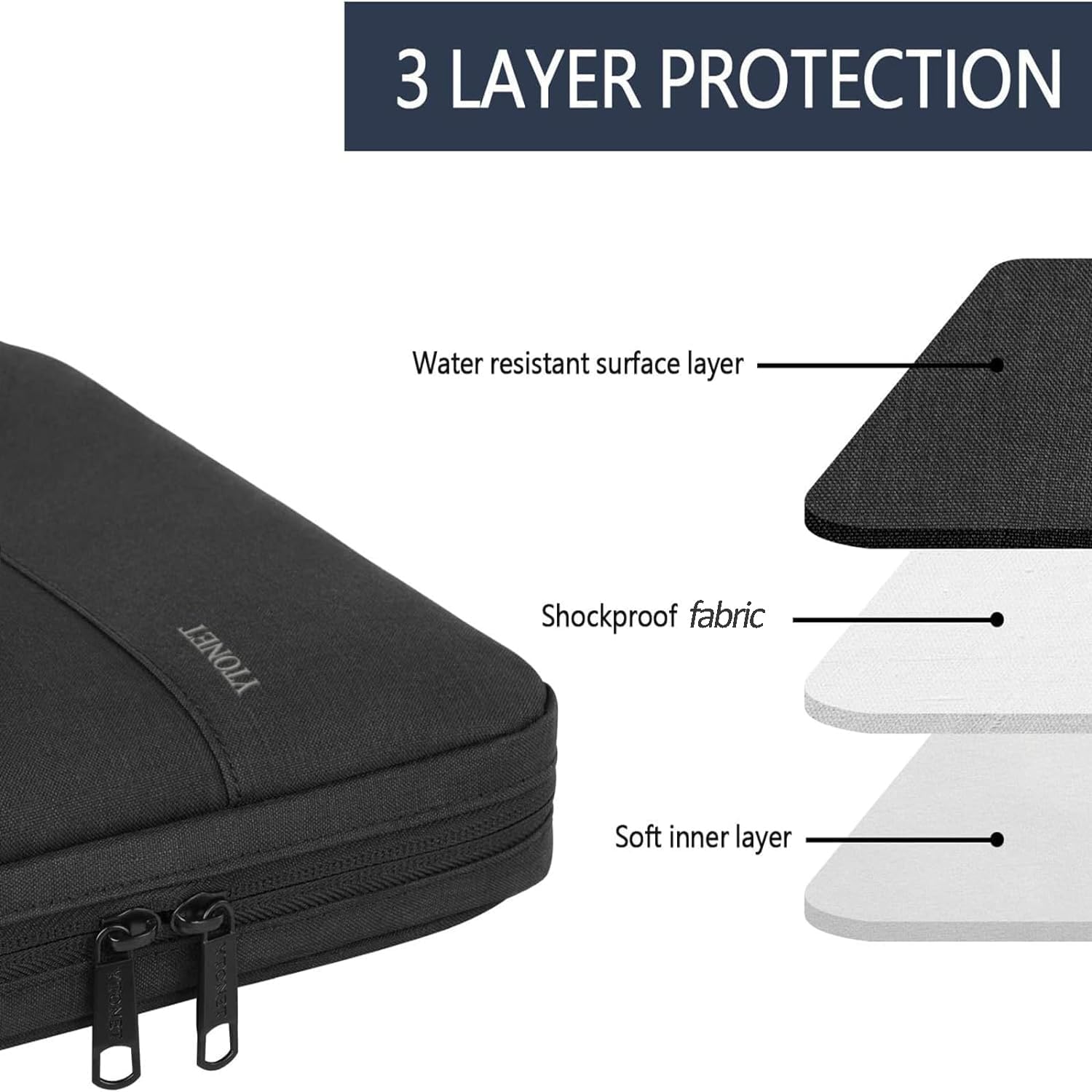 Foto 3 pulgar | Funda Para Portátil Ytonet De 15.6 Pulgadas Resistente Al Agua Para Hombres Y Mujeres - Venta Internacional.