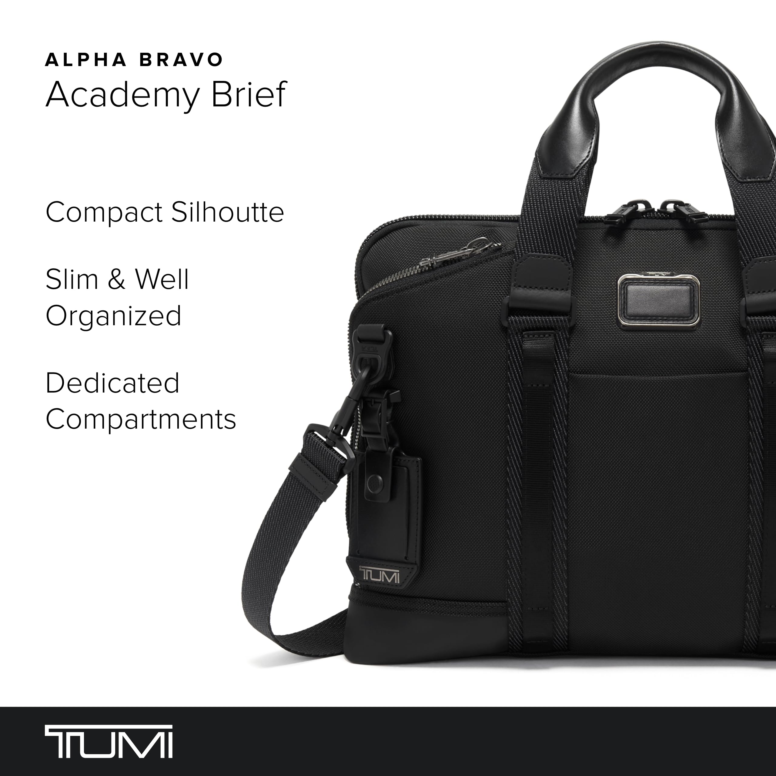 Foto 3 pulgar | Maletín Tumi Alpha Bravo Academy Brief Compact Negro 15in - Venta Internacional.