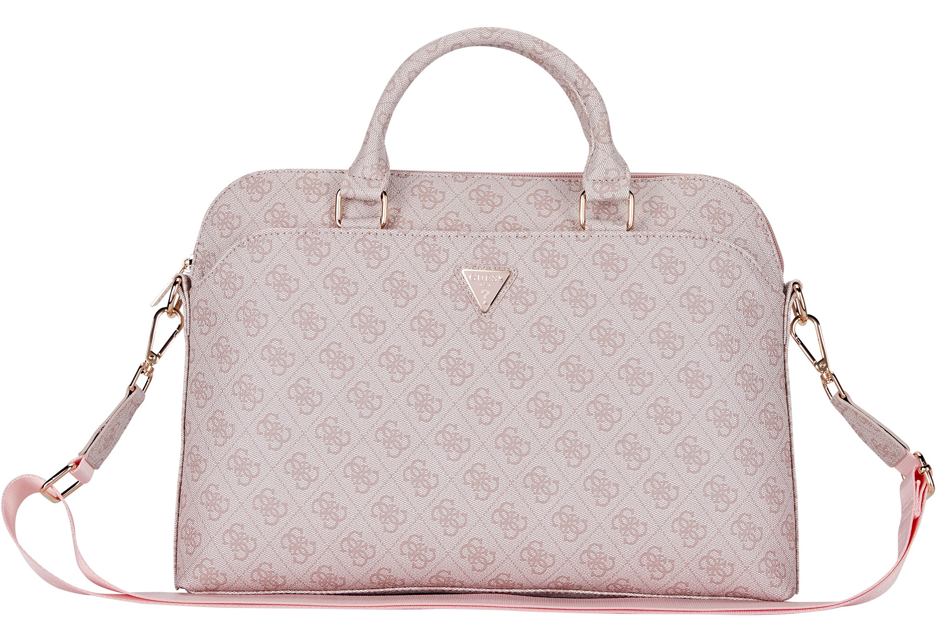 Foto 1 | Portafolio Original Guess 4g Triángulo Laptop 15 Rosa