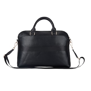 Foto 3 | Portafolio Original Guess Saffiano Triángulo Laptop 15 Negro