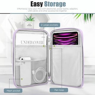 Foto 3 | Funda Para Tablet Timovo De 13 Pulgadas Para Ipad Air 13 M3 2025 Color Morado - Venta Internacional.