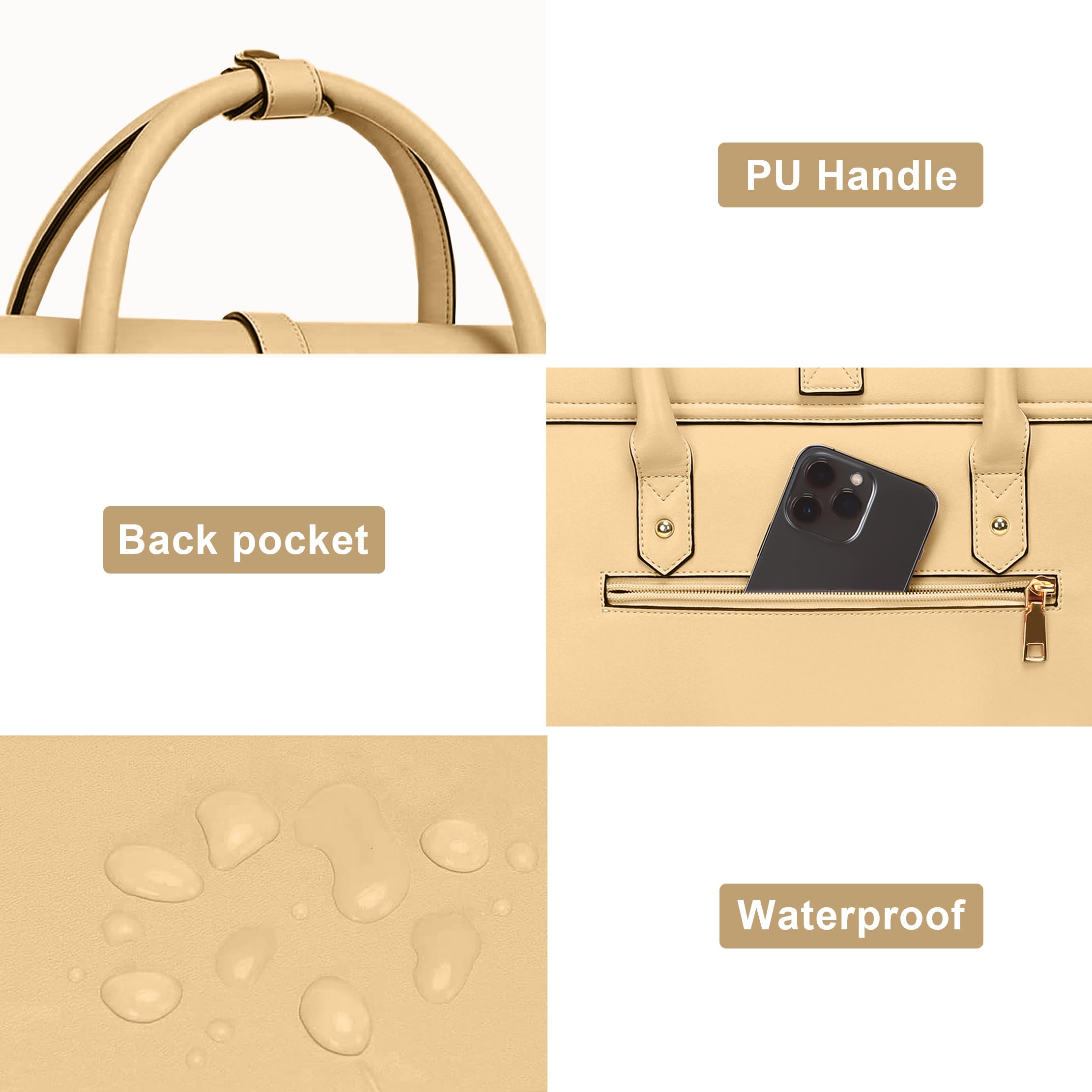 Foto 7 | Bolsa Para Portátil Mosiso Mochila Convertible De Piel Sintética De 13-14 Pulgadas - Venta Internacional.
