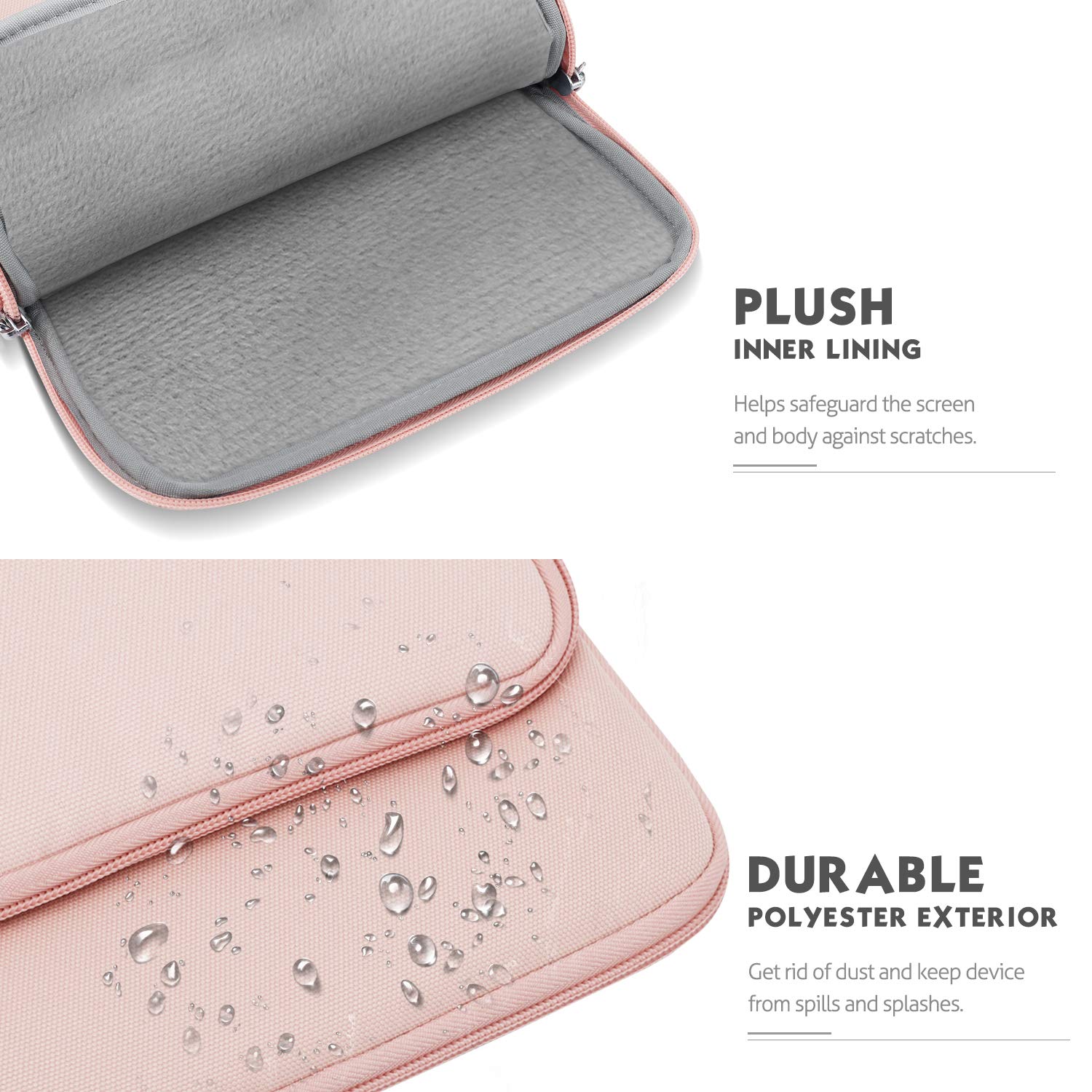Foto 3 | Funda Para Portátil Moko Para El Nuevo Macbook De 13 3 A 14 Pulgadas  Color Rosa - Venta Internacional.