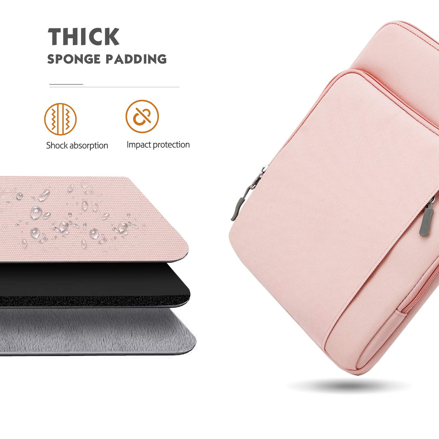 Foto 5 pulgar | Funda Para Portátil Moko Para El Nuevo Macbook De 13 3 A 14 Pulgadas  Color Rosa - Venta Internacional.