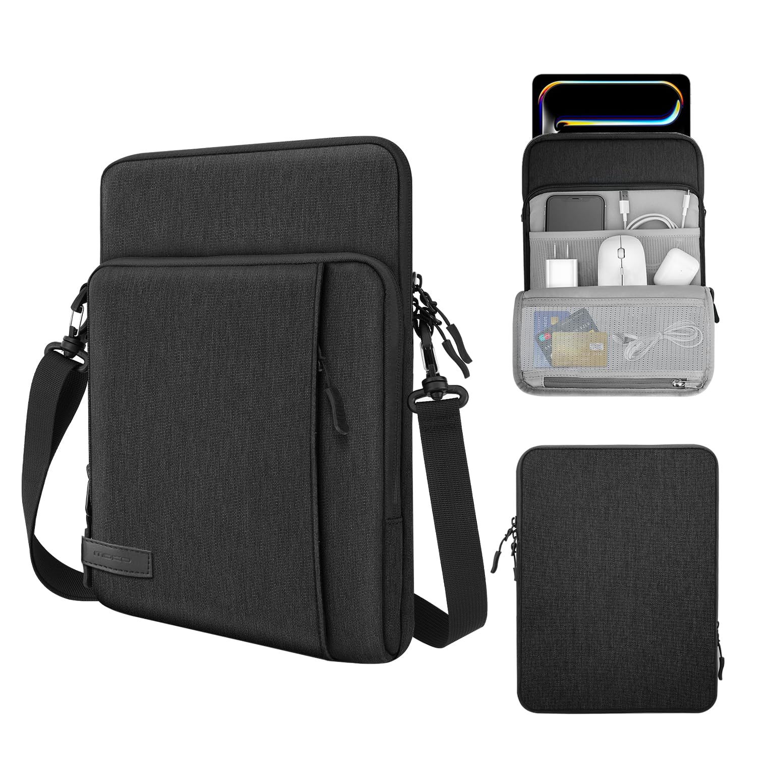 Foto 2 pulgar | Funda Para Tablet Moko De 12 9 Pulgadas  Negra Y Gris  Para Ipad Pro - Venta Internacional.
