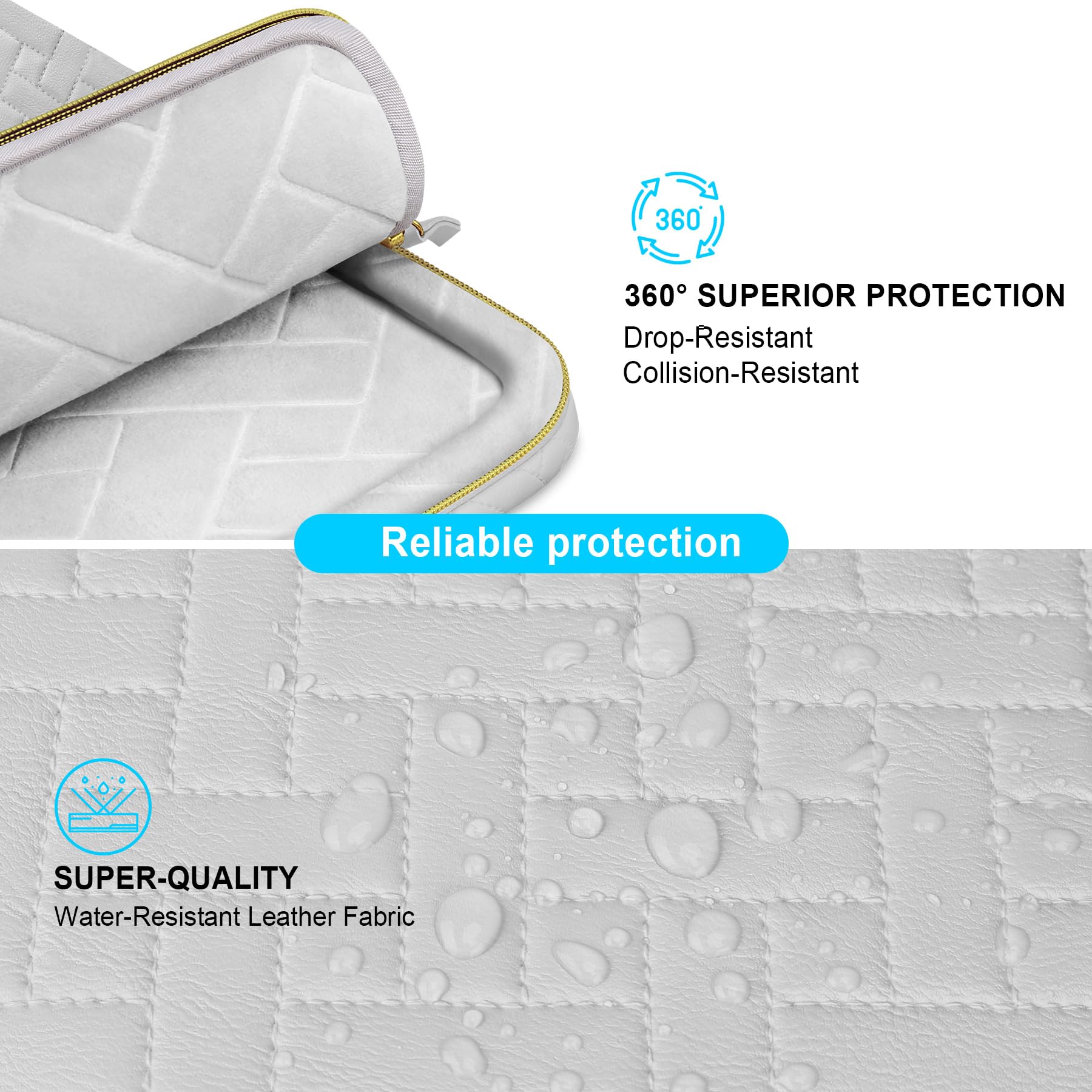 Foto 4 pulgar | Bandolera Para Portátil Lacdo 360° Protective 15-15 6 Pulgadas  Gris Espacial - Venta Internacional.
