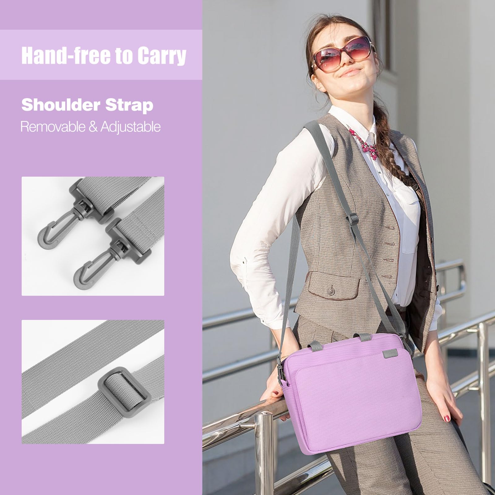 Foto 8 pulgar | Funda Para Tablet Moko De 9 A 11 Pulgadas Para Ipad Air M3  Color Morado - Venta Internacional.