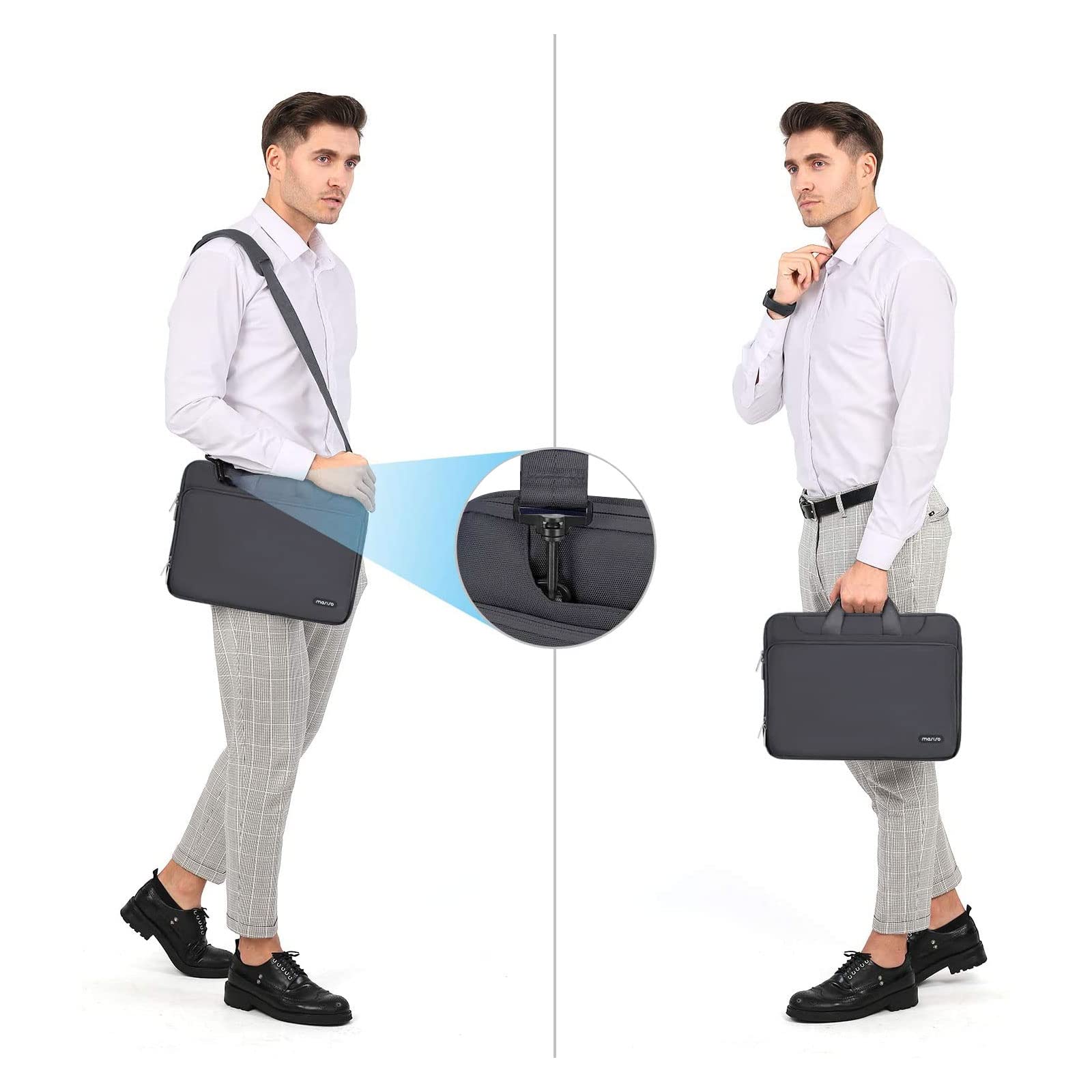 Foto 5 | Bolsa De Hombro Para Portátil Mosiso 360 Protective 15-15.6 Pulgadas - Venta Internacional.