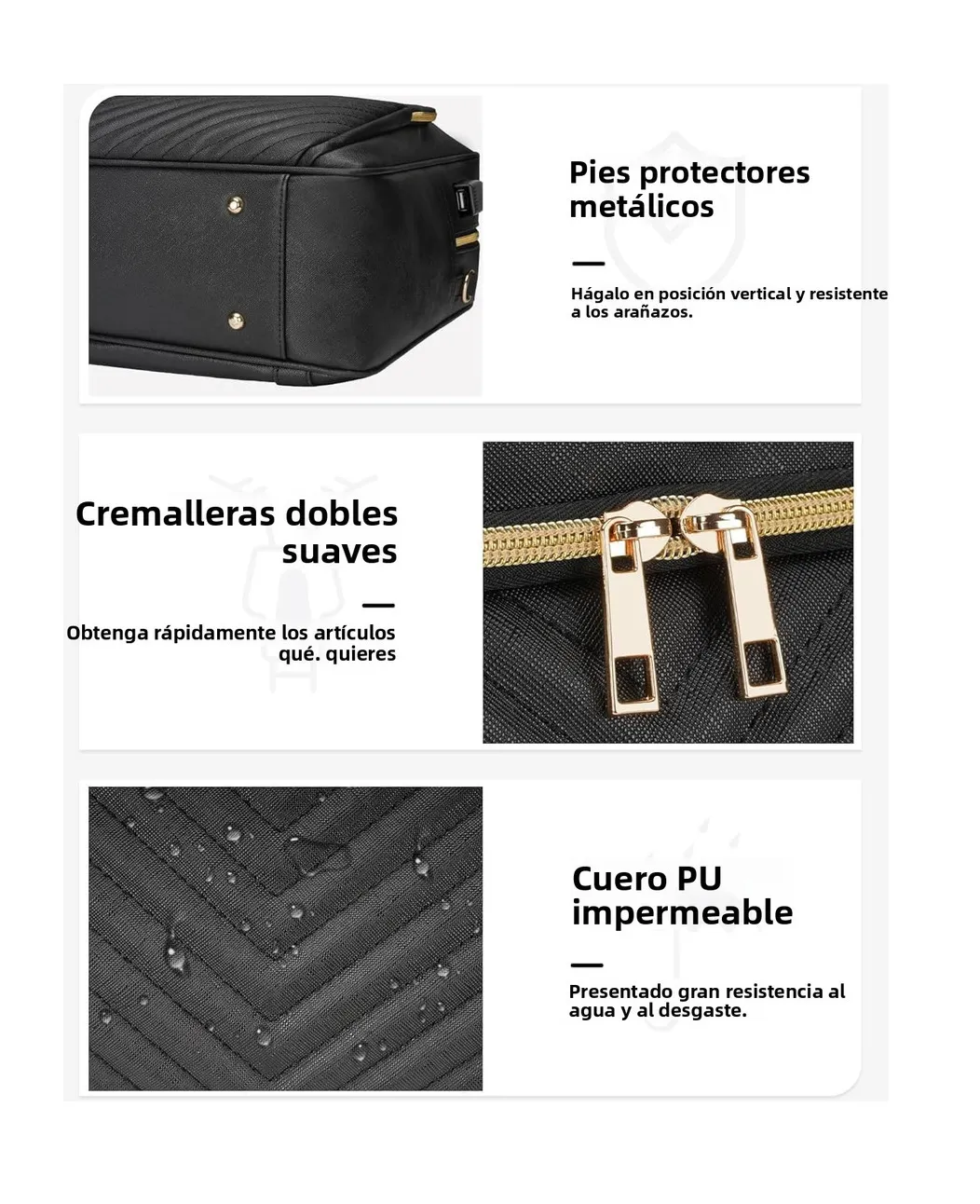 Foto 4 pulgar | Maletin Para Laptop 17 Plugadas Mochila Mujer Elegante Impermeable Acolchada Bandolera Convertible