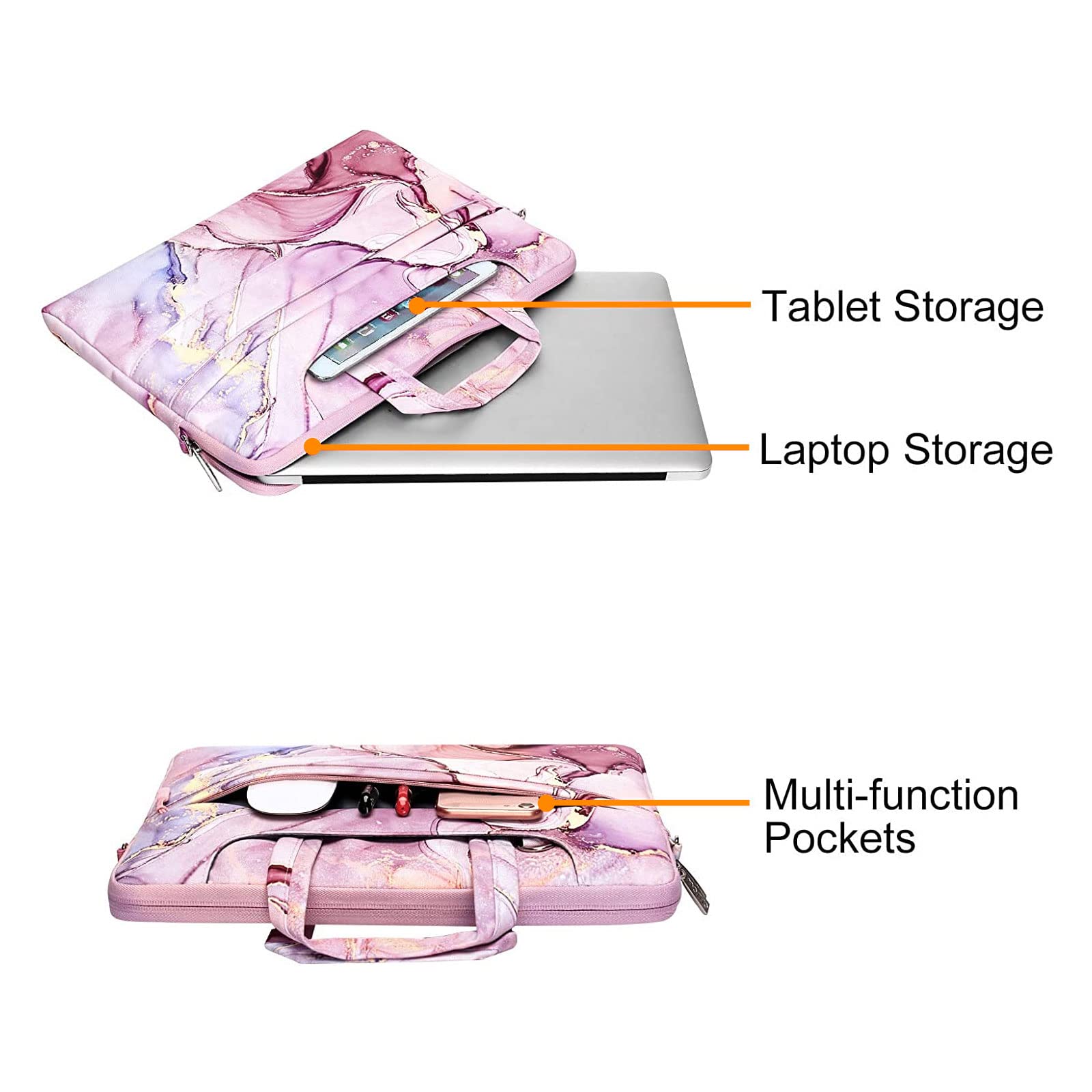 Foto 3 pulgar | Bandolera Para Portátil  Compatible Con Mosiso  Macbook Air De 15 Pulgadas - Venta Internacional.