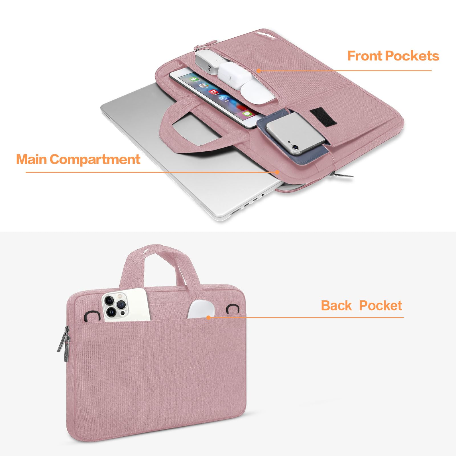 Foto 3 pulgar | Bolsa De Hombro Para Portátil Mosiso Para Macbook Pro De 16 Y 15 Pulgadas - Venta Internacional.