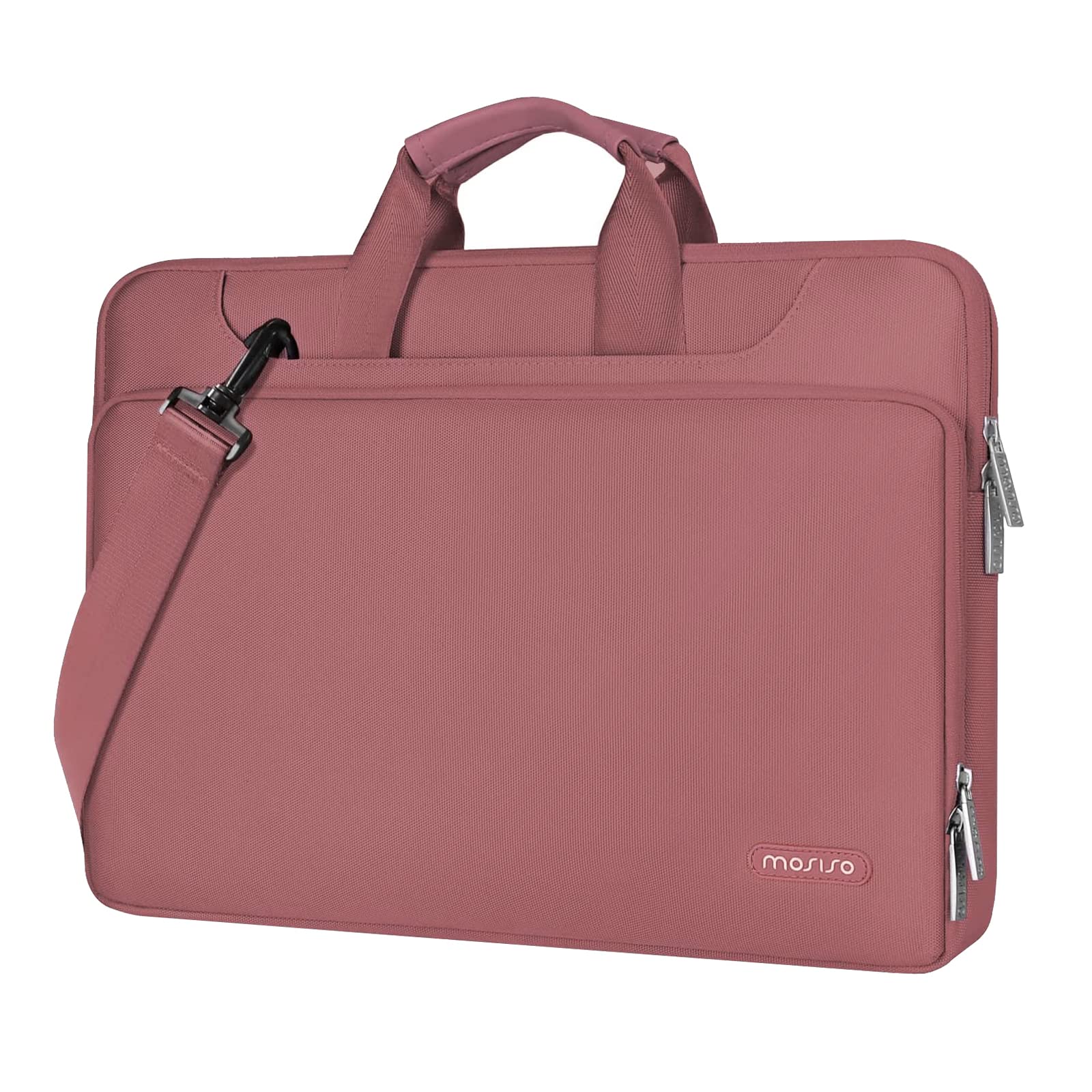 Bolsa De Hombro Para Portátil Mosiso 360 Protective 13-14 Pulgadas Dusty Rose - Venta Internacional.
