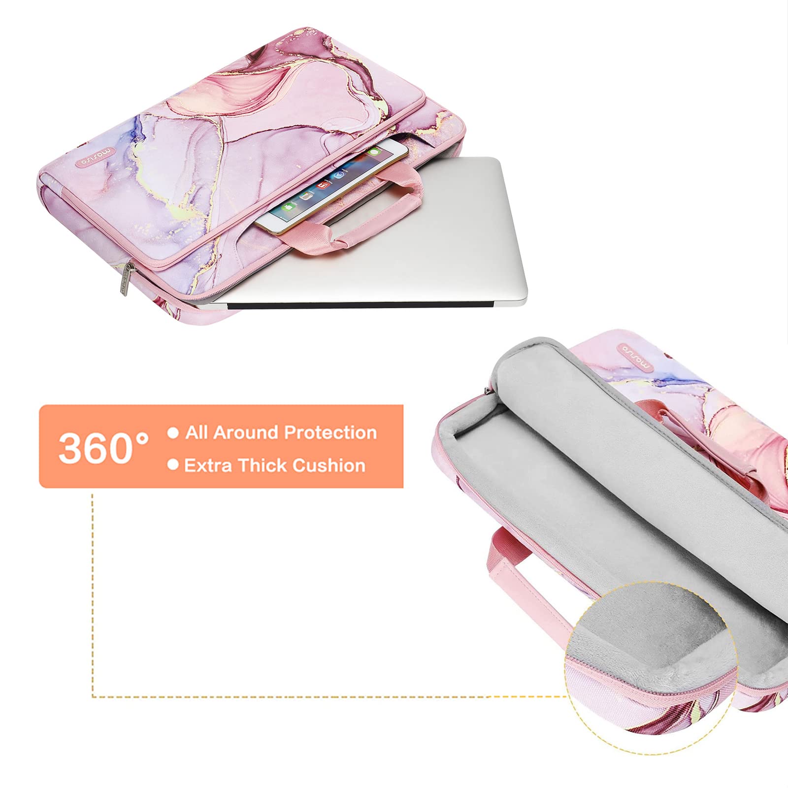 Foto 3 pulgar | Bolsa De Hombro Para Portátil Mosiso 360 Protector Para Macbook Air/pro - Venta Internacional.