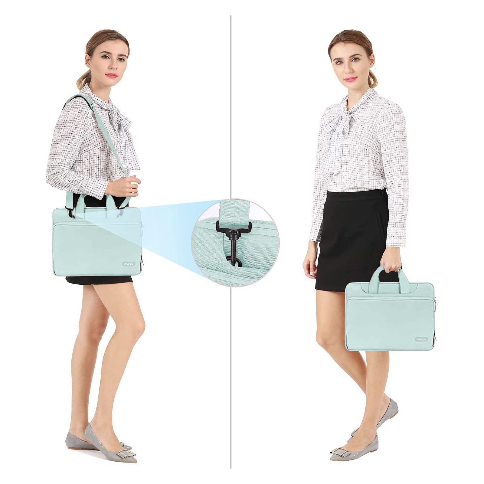 Foto 6 pulgar | Bolsa De Hombro Para Portátil Mosiso 360 Protector Para Macbook Air 13 - Venta Internacional.