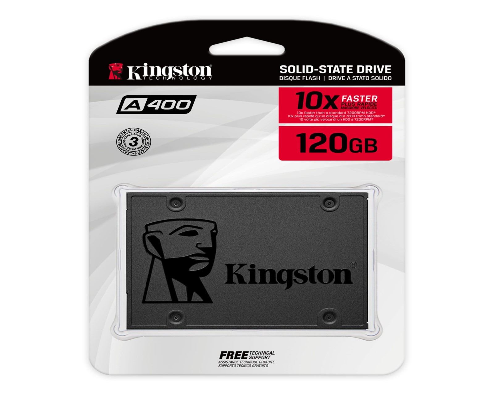 Foto 1 | Disco de Estado Sólido Kingston de 120 GB A400 SSD