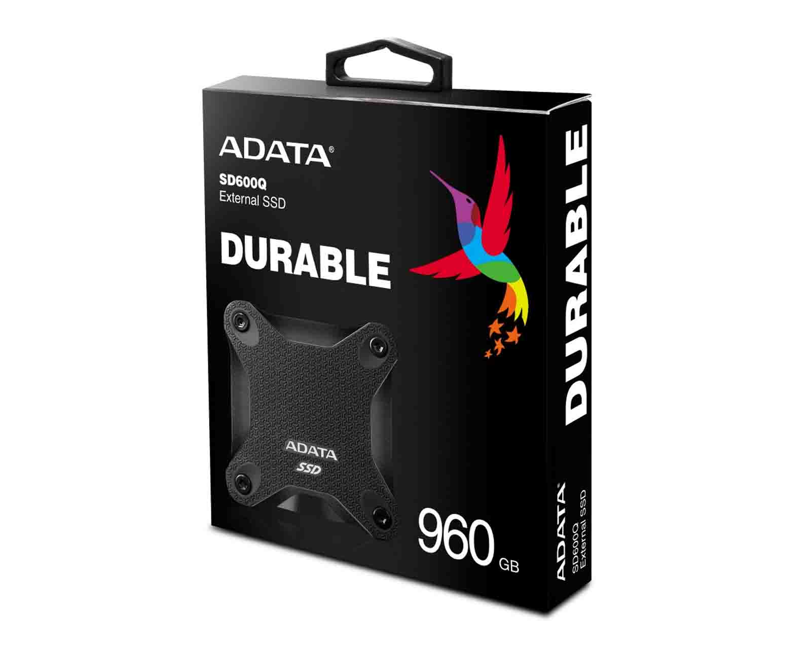 Foto 3 pulgar | Unidad Solida Ext Adata Sd600q 960gb color Negro Asd600q-960gu31-cbk