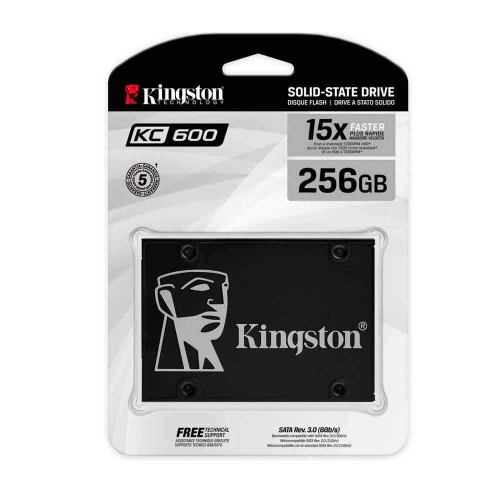 Foto 4 pulgar | Unidad de Estado Solido Ssd 256gb Kingston Skc600 color Negro