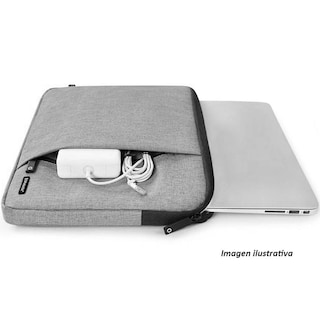 Foto 2 | Funda Para Laptop 15.6 Brobotix City Poliester Gris 651855