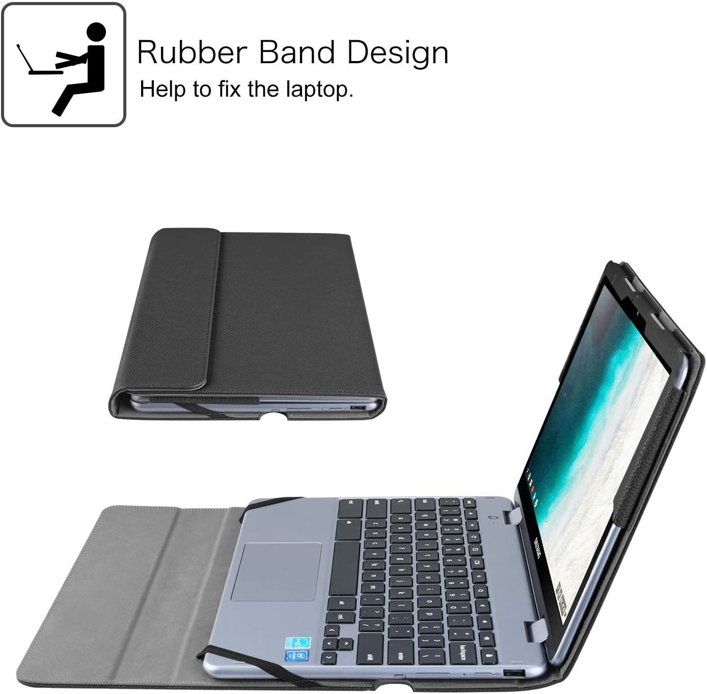 Foto 6 | Venta Internacional - Funda Fintie para Chromebook Plus V2 de 12,2 Pulgadas