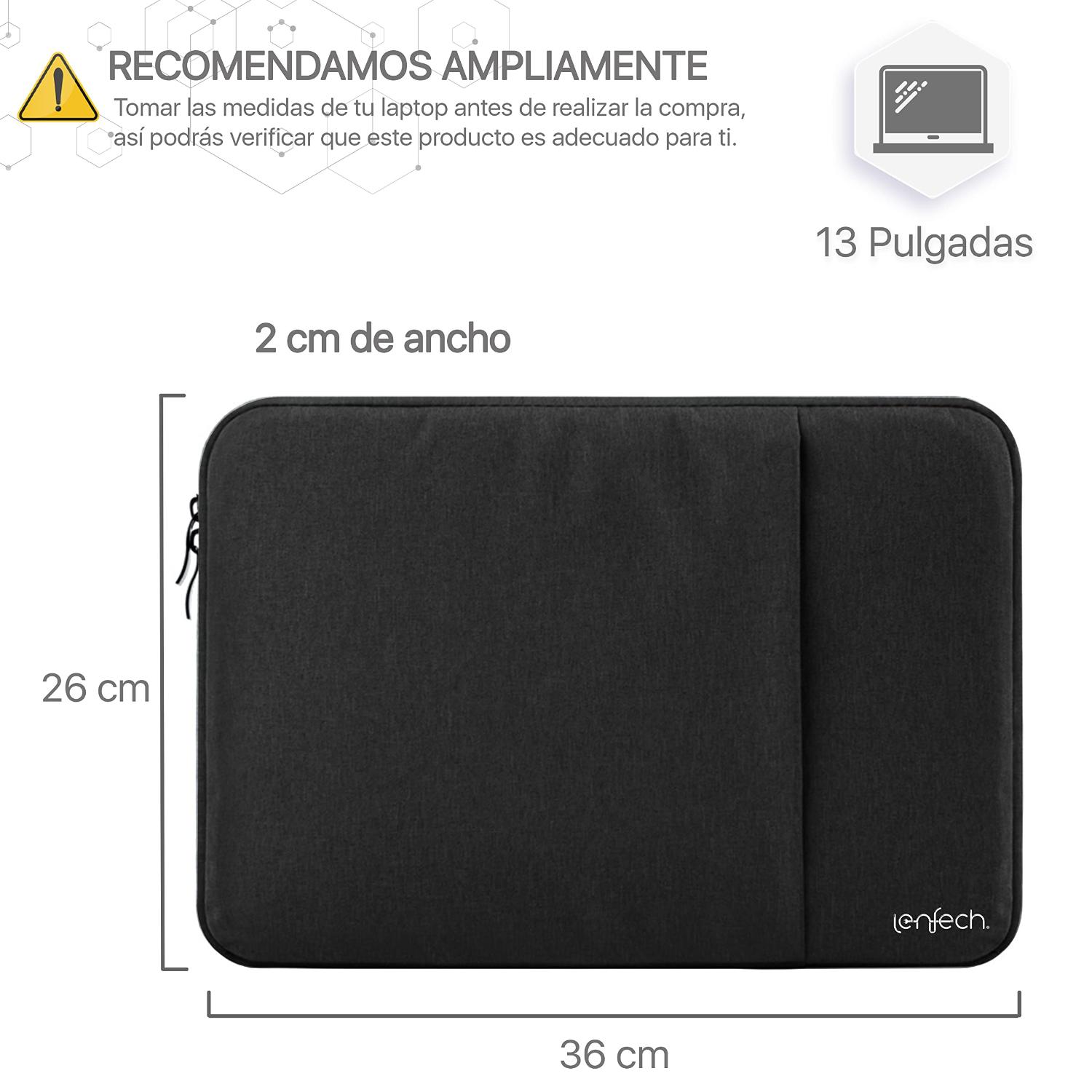 Foto 4 pulgar | Funda Para Laptop Slim 13'' Lenfech