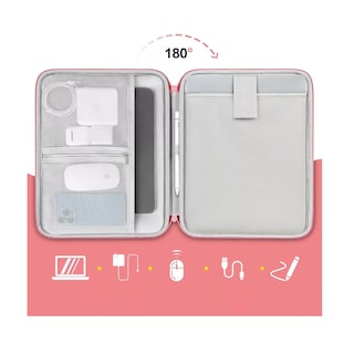 Foto 3 | Maletín Para Laptop Impermeable Funda Para Tableta Eo Safe Imports Esi-12472 Rosa