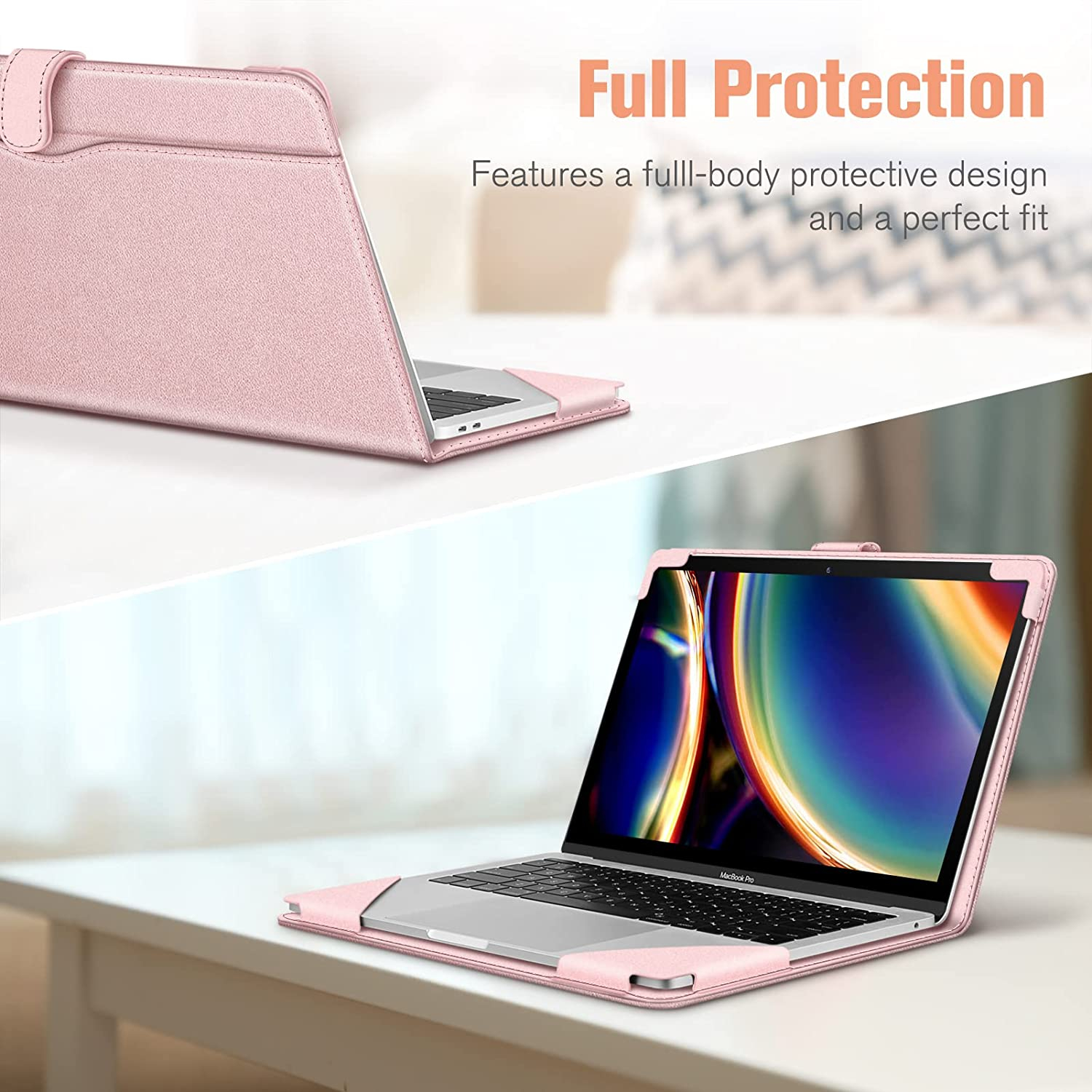 Foto 8 pulgar | Funda Fintie Rosegold para MacBook Air/pro - Venta Internacional