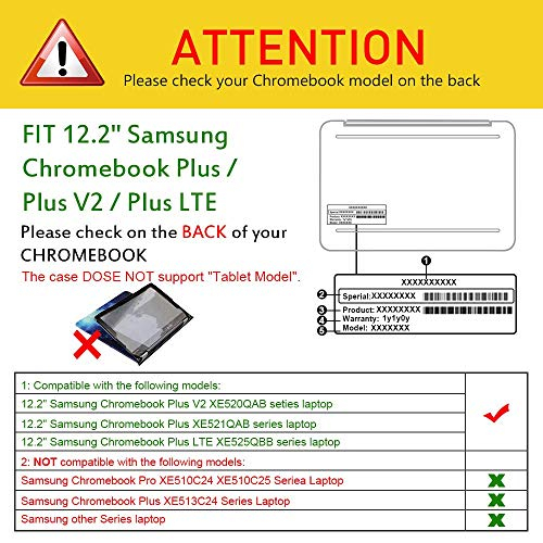 Foto 3 pulgar | Funda Fintie para Samsung Galaxy Chromebook 2 360 12.4 - Venta Internacional