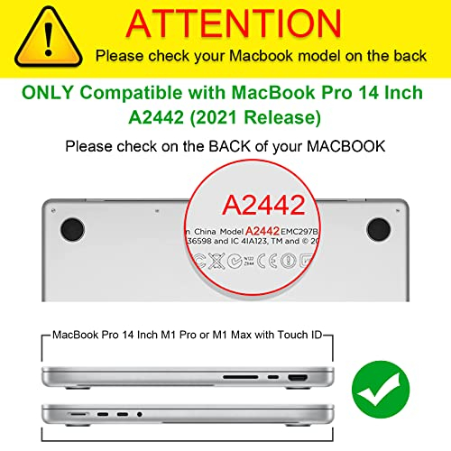 Foto 2 | Funda Fintie Compatible con Macbook Pro 14 A2442 (2021-2022) - Venta Internacional