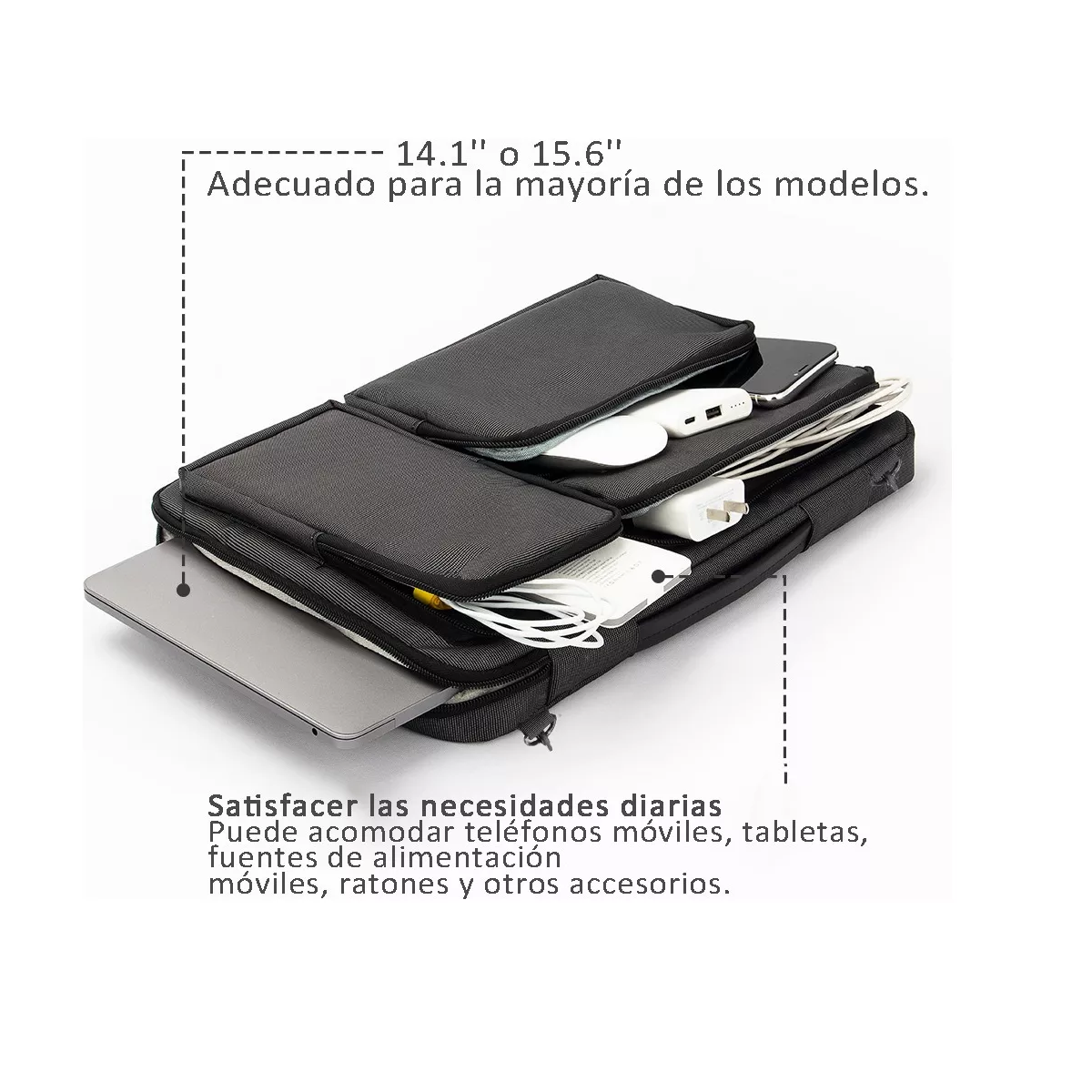 Foto 3 pulgar | Funda Protectora para Laptop 14.1'' Impermeable Eo Safe Imports Esi-14318 Negra