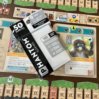 Foto 5 | Fundas para Cartas Capstone Games Phantom Gold 50 x 75 mm Paquete de 50 - Venta Internacional