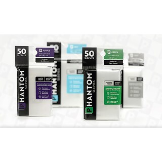 Foto 6 | Fundas para Cartas Capstone Games Phantom Gold 50 x 75 mm Paquete de 50 - Venta Internacional