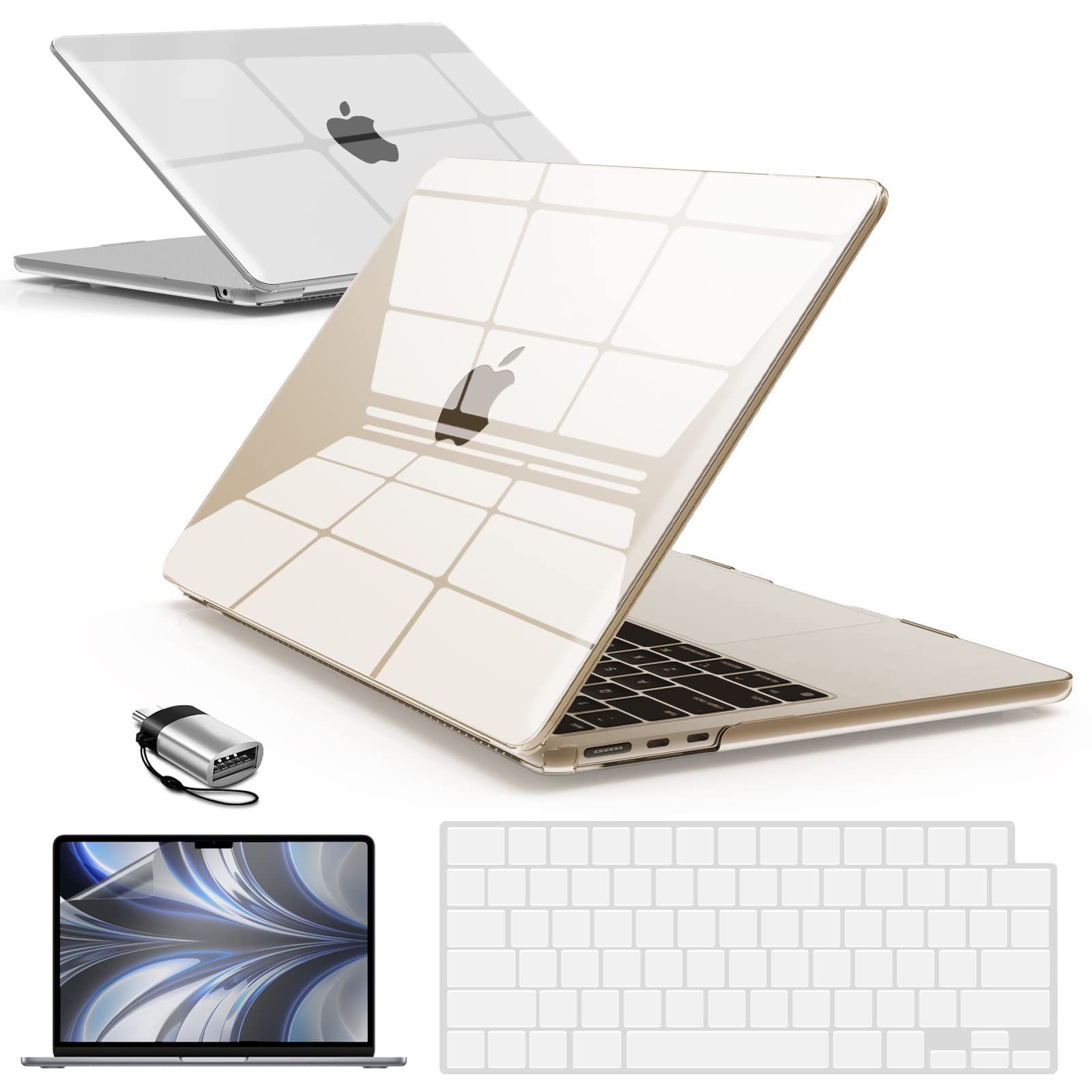 Funda Con Teclado Y Película De Pantalla Para Macbook Air 13 - Venta Internacional.