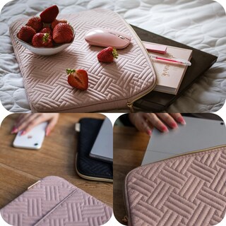 Foto 2 | Funda para Portátil Bagsmart Rosa 13 Pulgadas - Venta Internacional