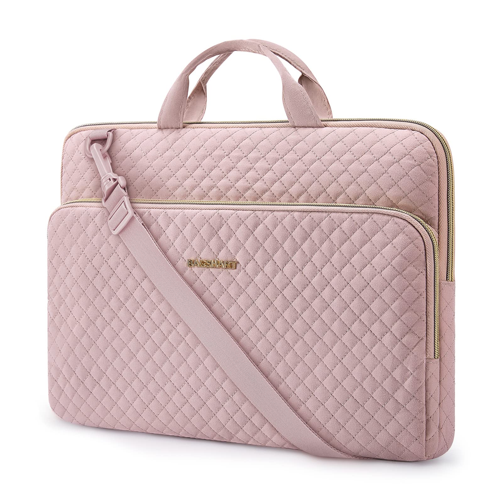 Foto 1 | Funda Protectora para Portátil Bagsmart de 15.6 Pulgadas Rosa - Venta Internacional