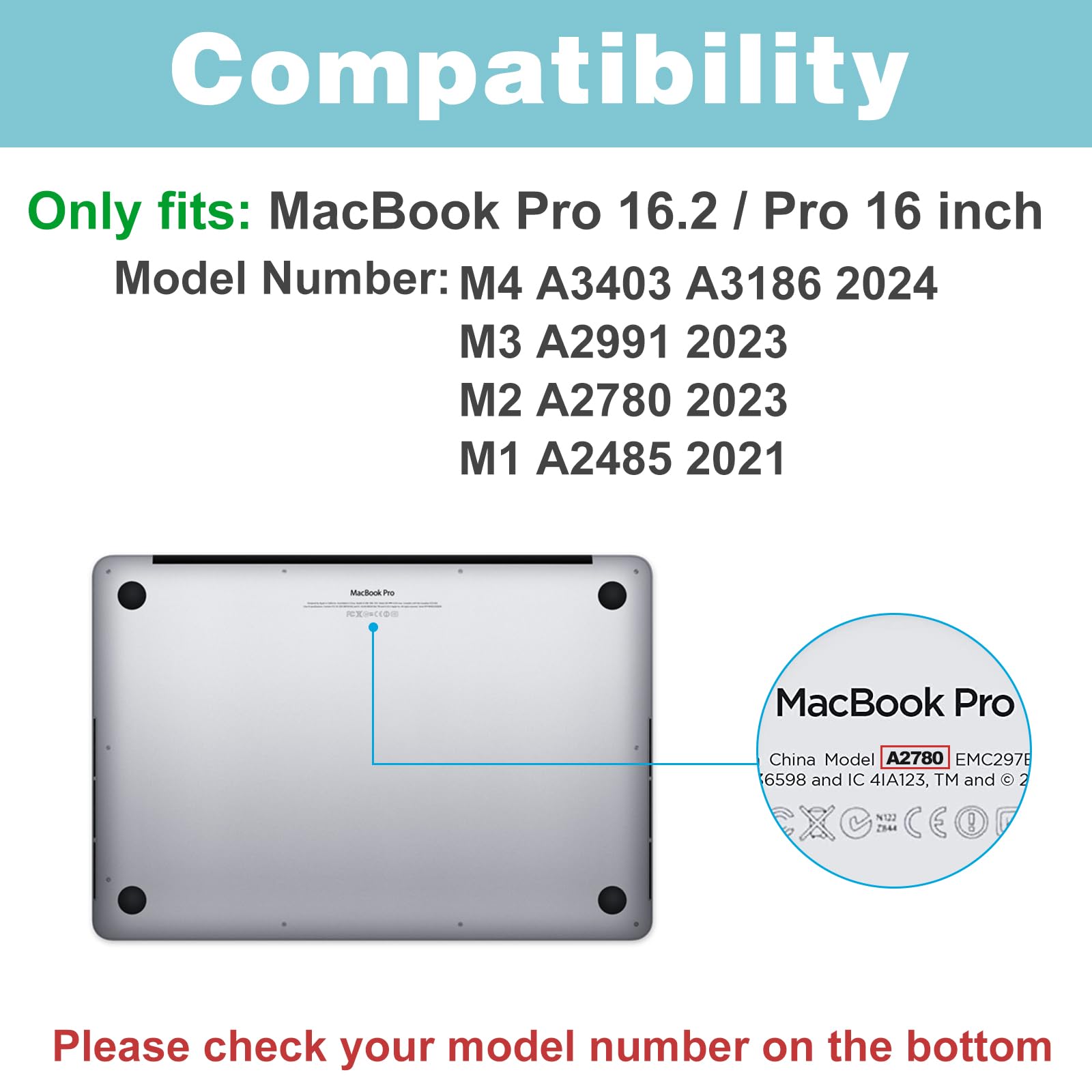 Foto 2 | Funda Protectora Procase Para Macbook Pro 16.2'' 2024 Negra - Venta Internacional.