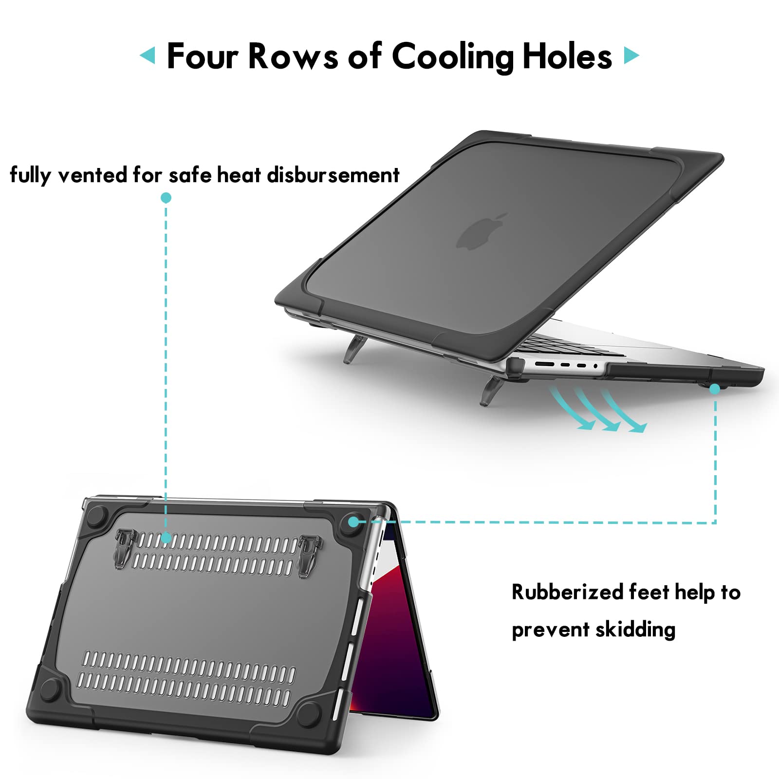 Foto 3 | Funda Protectora Procase Para Macbook Pro 16.2'' 2024 Negra - Venta Internacional.