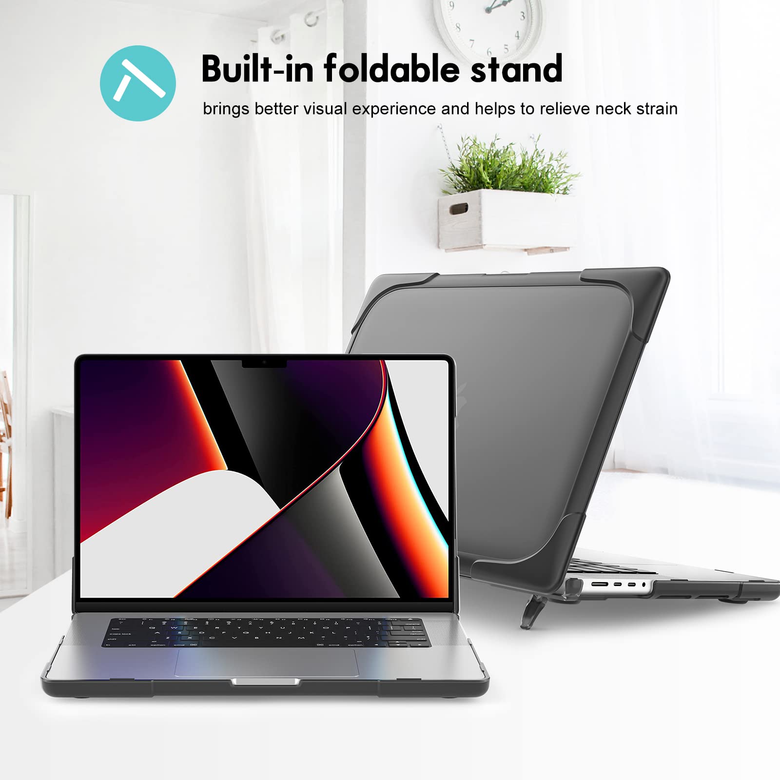 Foto 7 pulgar | Funda Protectora Procase Para Macbook Pro 16.2'' 2024 Negra - Venta Internacional.