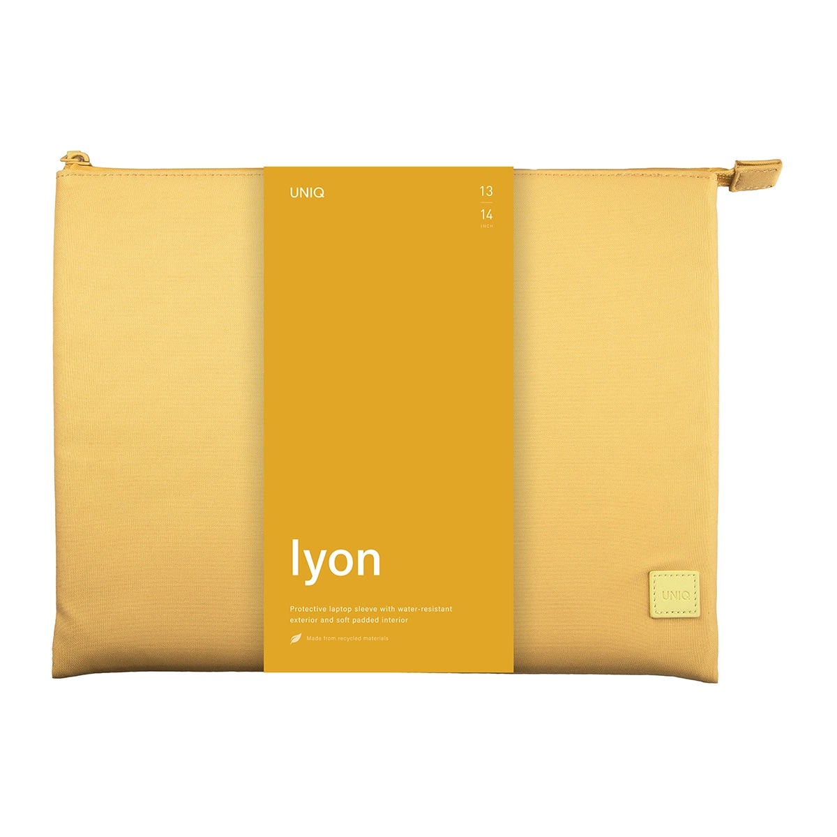 Foto 6 pulgar | Funda Para Macbook Hasta 14'' Amarillo Canario Lyon De Uniq