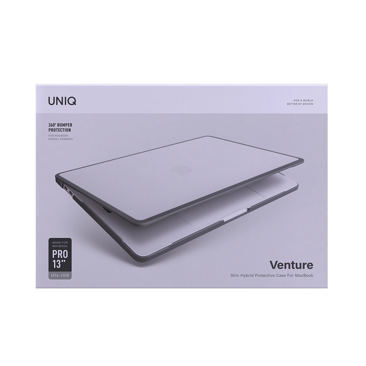 Foto 3 pulgar | Carcasa Para Macbook Pro 13'' 2022 - 2016 Gris Venture De Uniq